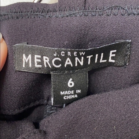J.Crew Factory Mercantile black pants size 6.NWT - Picture 5 of 10